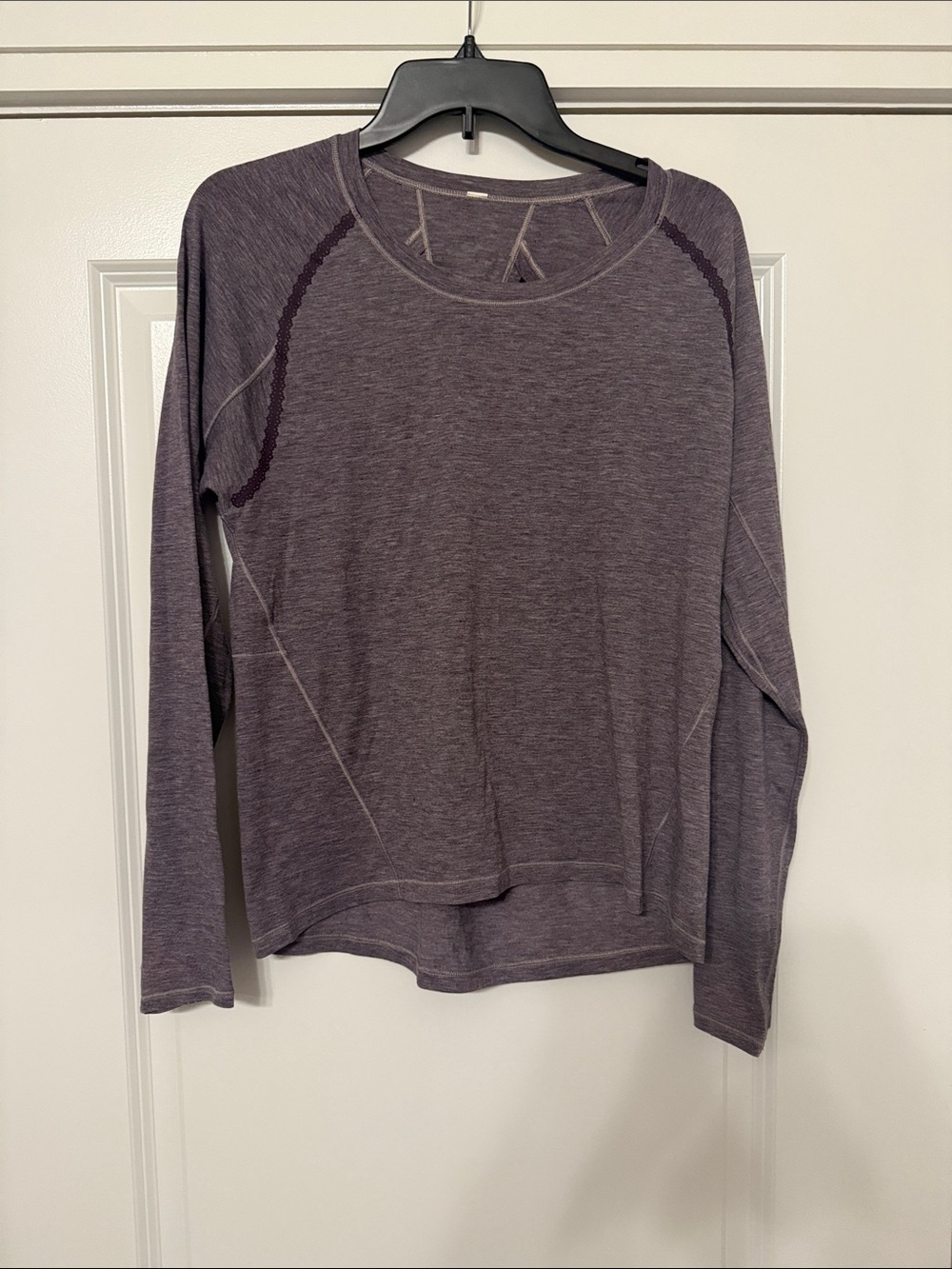 lululemon athletica Heathered Mauve Long-Sleeve oversized Pullover